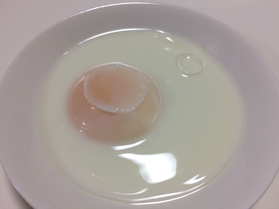 ラピュタパンの卵が固まった
